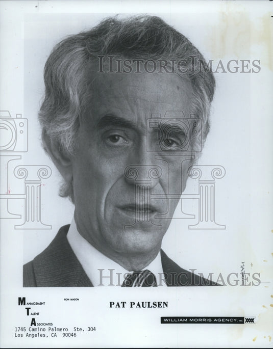Undated, Pat Paulsen American Comedian and Satirist - cvp49219 - Historic Images