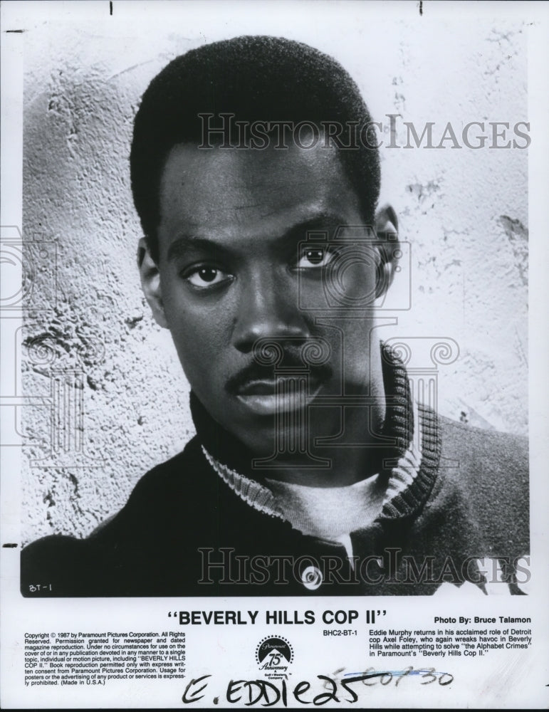 1992 Press Photo Eddie Murphy in Beverly Hills Cop II - cvp49246 - Historic Images