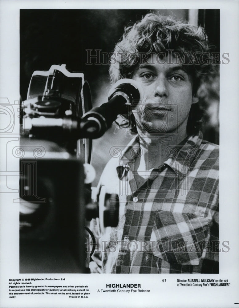 1986 Press Photo Russell Mulcahy, Director of Highlander - cvp49287- Historic Images