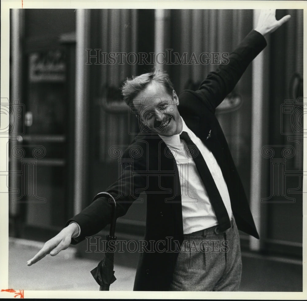 1980 Eric Paterson stars in Billy Bishop Goes to War musical - Historic Images