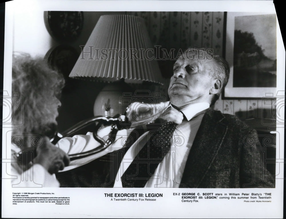 1990 George C. Scott in "The Exorcist III: Legion" - Historic Images
