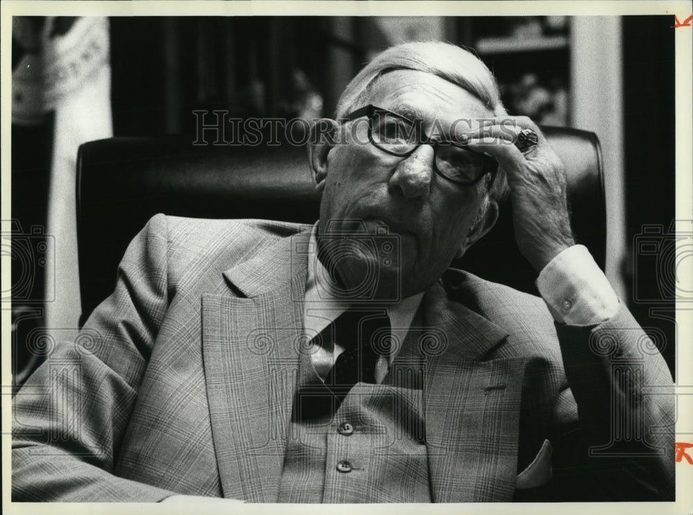 1980 Press Photo Claude D. Pepper Congressman In his Washington office- Historic Images