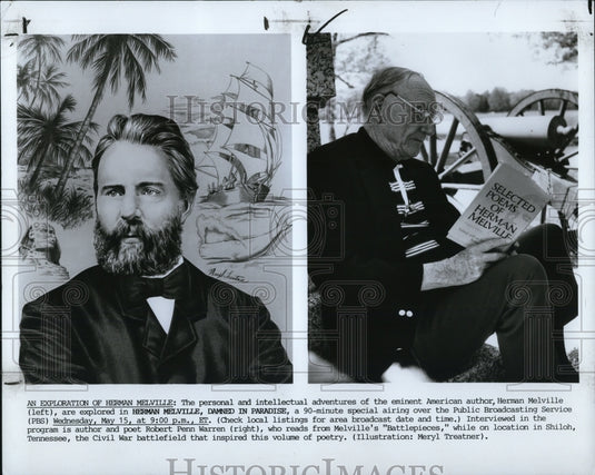 1994 Press Photo Herman Melville "Damned In Paradise" - cvp49581-Historic Images