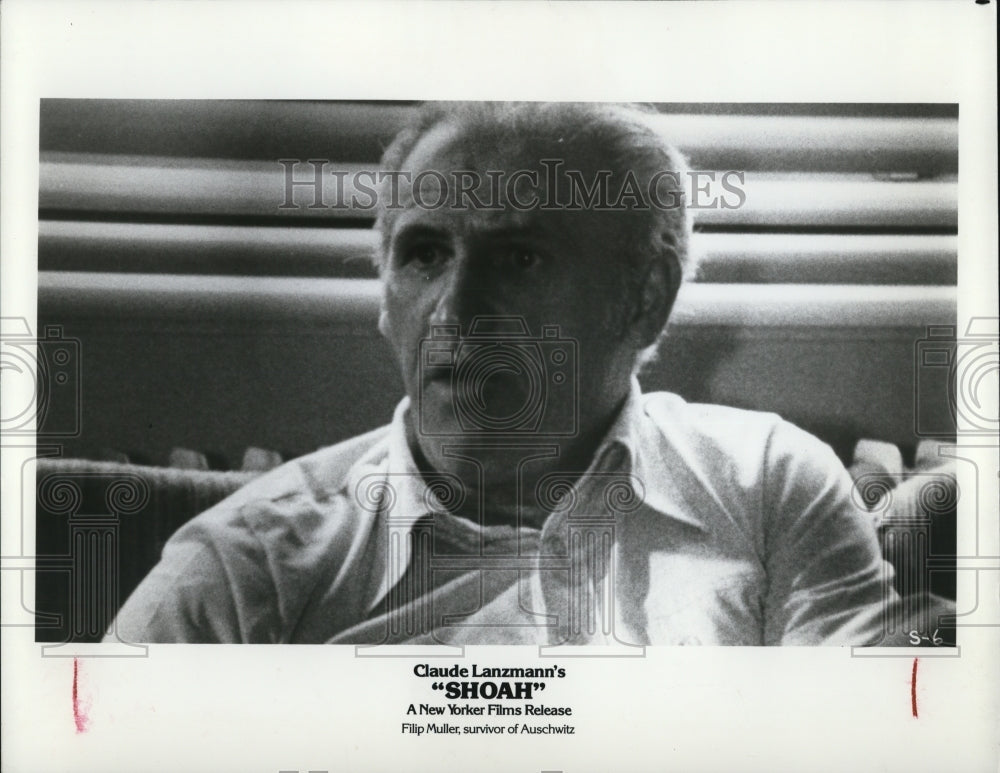 1986 Press Photo Claude Lanzman&#39;s &quot;Shoah&quot; - cvp49601 - Historic Images
