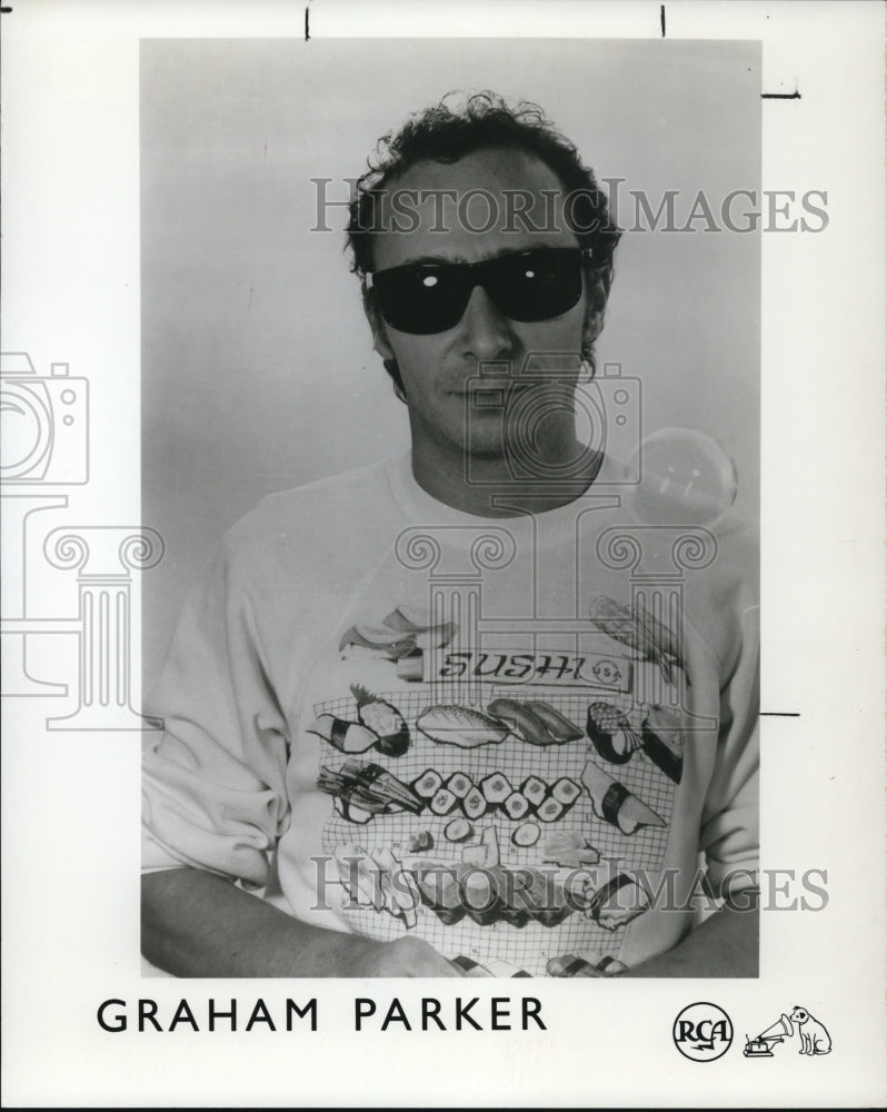 1989 Singer Graham Parker - Historic Images
