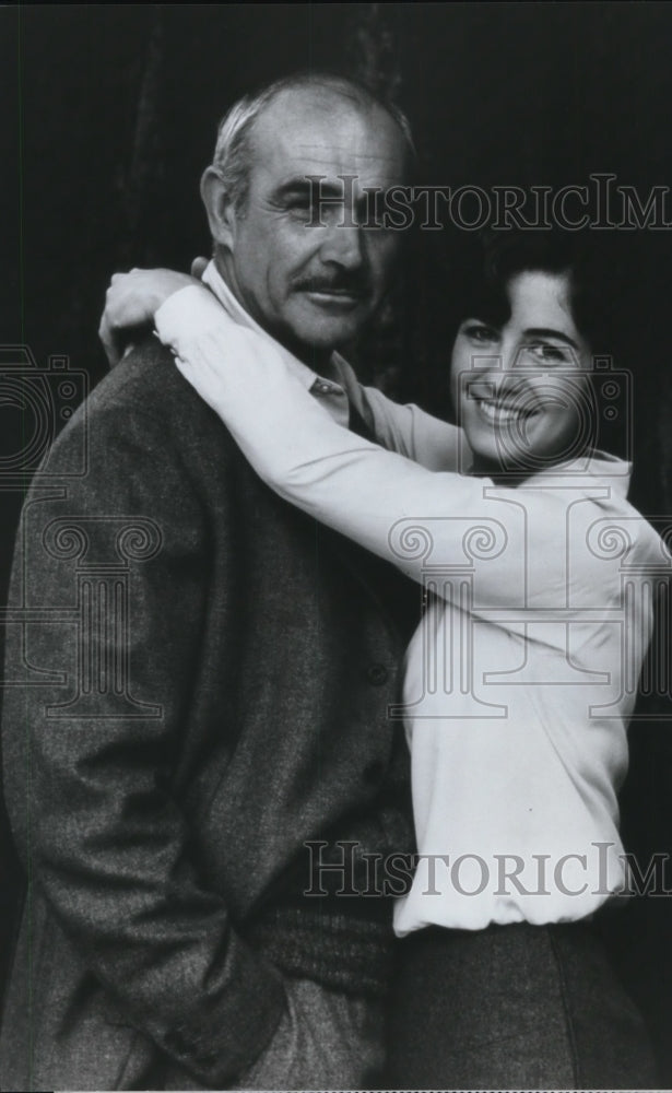 1987 Press Photo Sean Connery and Besty Brantley in &quot;Five Days One Summer&quot; - Historic Images