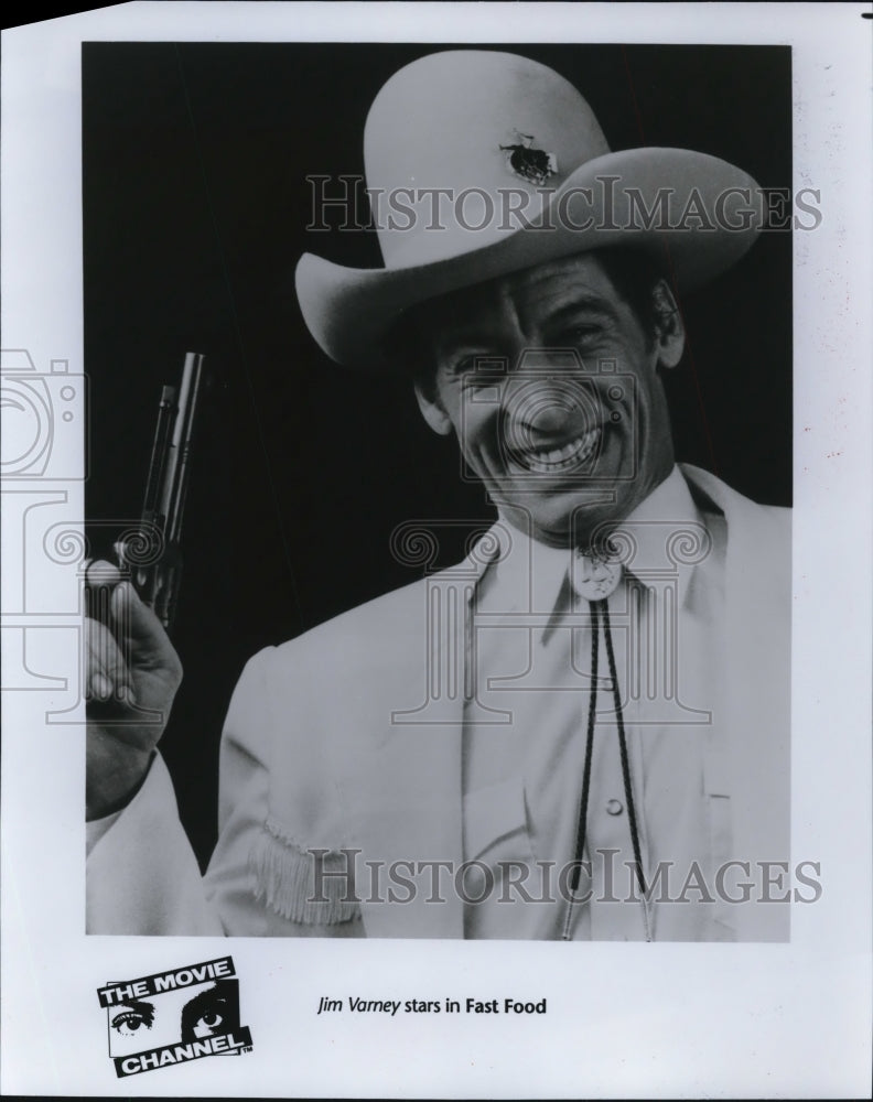 1990 Press Photo Jim Varney in "Fast Food" - cvp49753- Historic Images