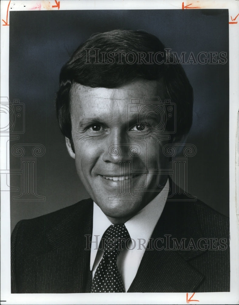 1981 News Anchor Dave Patterson - Historic Images