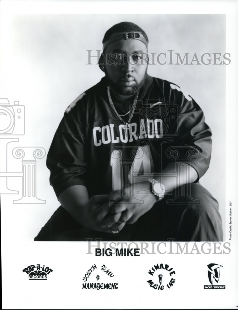 1997 Press Photo Big Mike Southern Hip Hop Rapper - cvp49796-Historic Images