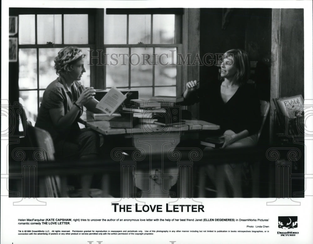 Undated Press Photo The Love Letter Kate Kapshaw Ellen Degeneres - cvp49890-Historic Images