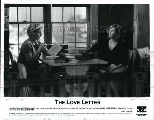 Undated Press Photo The Love Letter Kate Kapshaw Ellen Degeneres - cvp49890-Historic Images