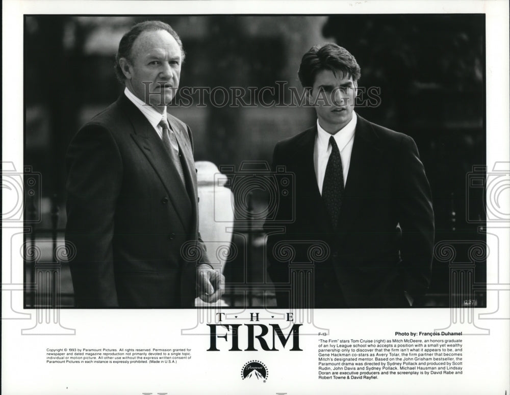 1993 Press Photo Tom Cruise Gene Hackman in The Firm - cvp50026 - Historic Images