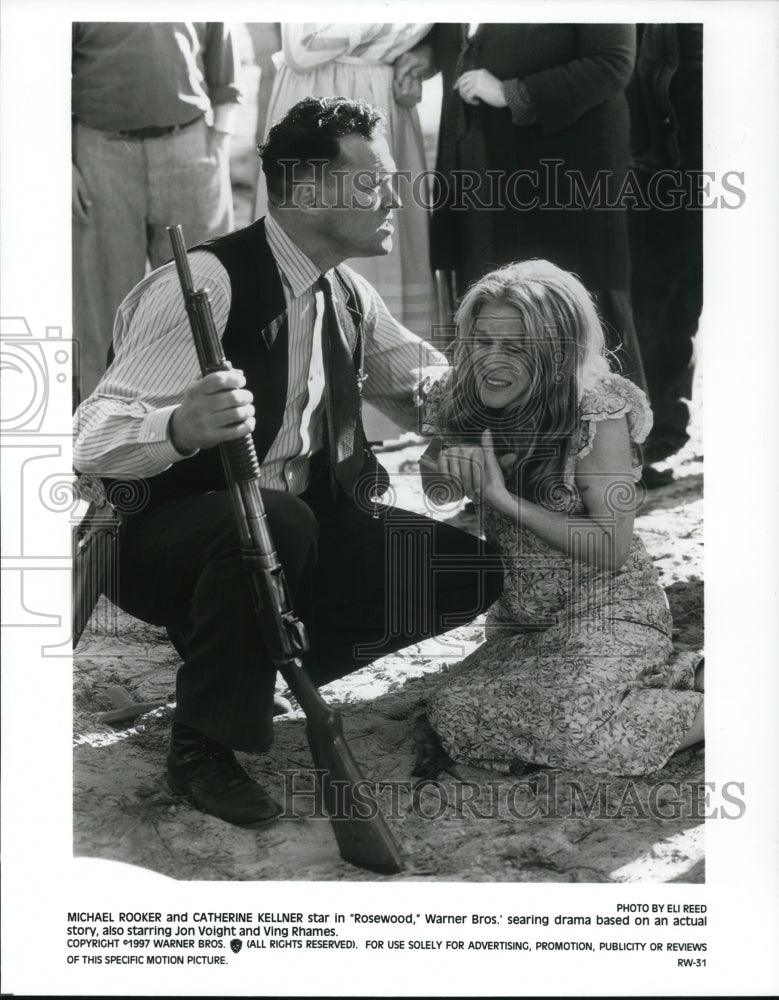1997 Michael Rooker & Catherine Kellner in Rosewood - Historic Images