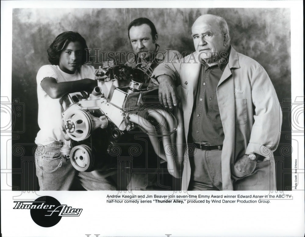 Undated Press Photo Andrew Keegan & Jim Beaver in Thunder Alley - cvp50655- Historic Images