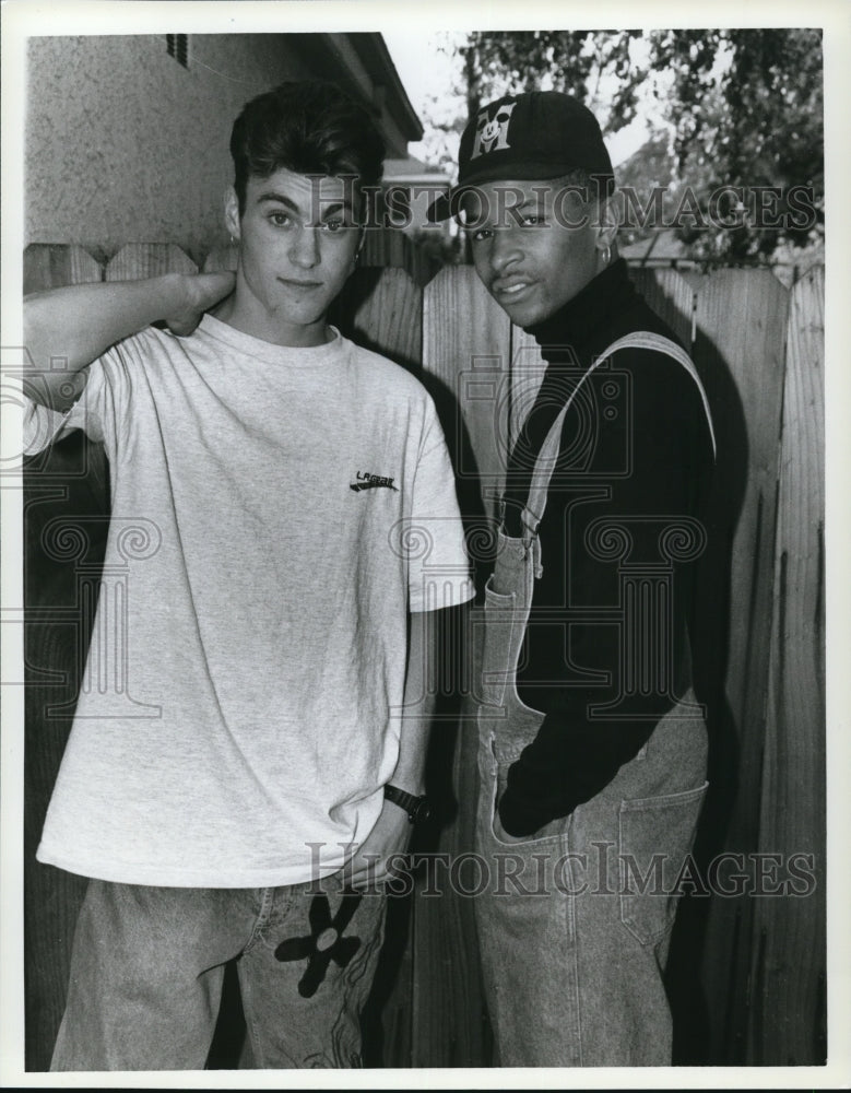 Undated Press Photo Brian Austin Green & Fox Noneteen in Beverly Hills 90210 - Historic Images