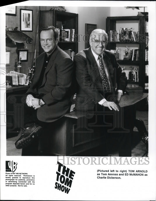 1997 Tom Arnold and Ed McMahon star in The Tom Show - Historic Images
