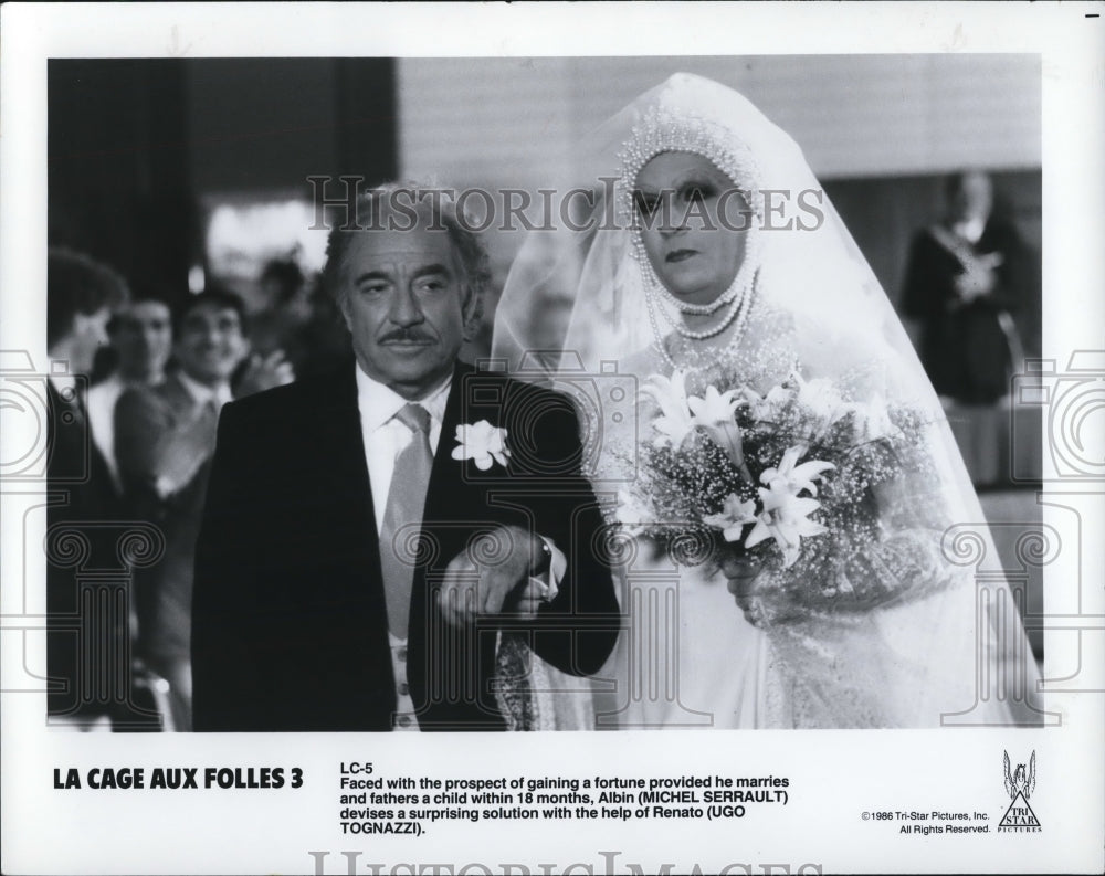 1986 Press Photo Movie La Cage Aux Folles 3 - cvp51114 - Historic Images