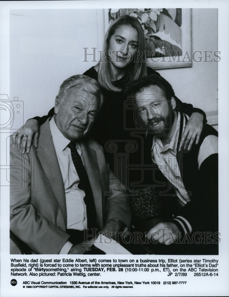 1979 Eddie Albert,Patricia W.,Timothy Busfield in Thirty something - Historic Images