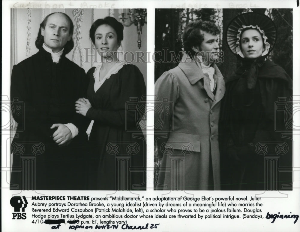 1994 Juliet Aubrey Patrick Malahide in Middlemarch - Historic Images