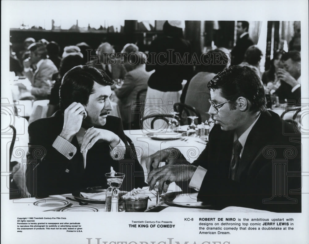 1982 Robert DeNiro and Jerry Lewis star in The King of Comedy - Historic Images
