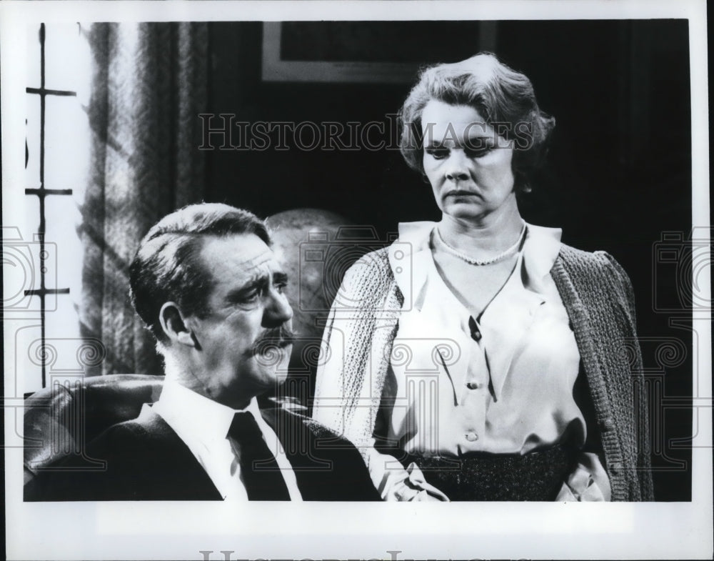 1982 Press Photo Michael Aldridge Judi Dench in Love in a Cold Climate - Historic Images