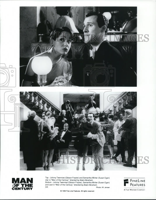 1999, Gibson Frazier Susan Egan star in Man of the Century - Historic Images