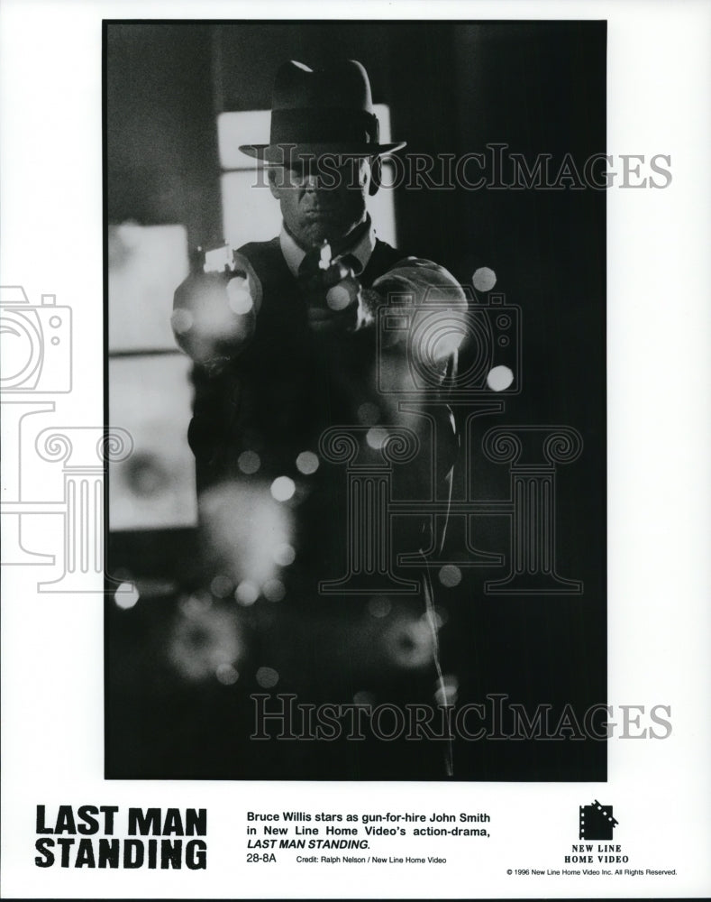 1997 Press Photo Bruce Willis stars as John Smith in Last Man Standing - Historic Images