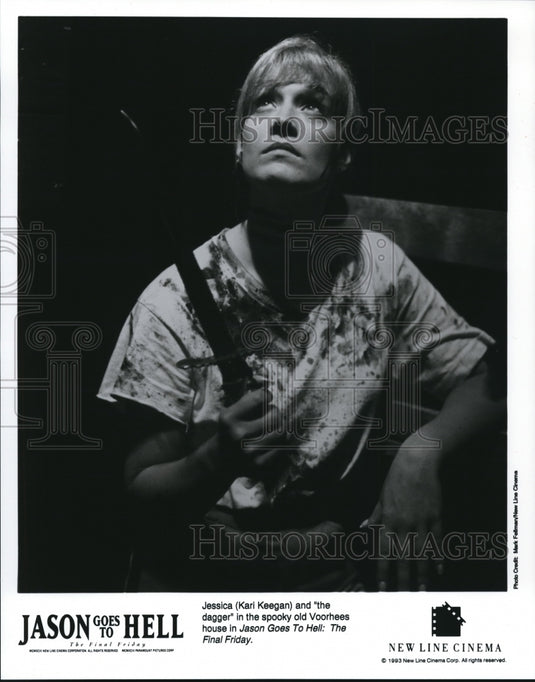 1994 Kari Keegan stars as Jessica in Jason Goes to Hell Final Friday - Historic Images