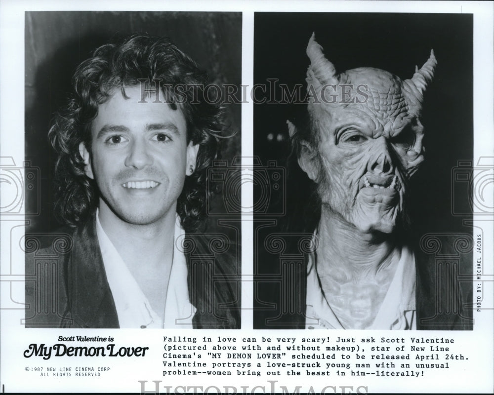 1987 Press Photo Scott Valentine stars in My Demon Lover - cvp52097-Historic Images