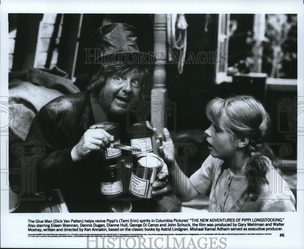 1987 Dick Van Patten Tami Erin in New Adventures Pippi Longstocking - Historic Images