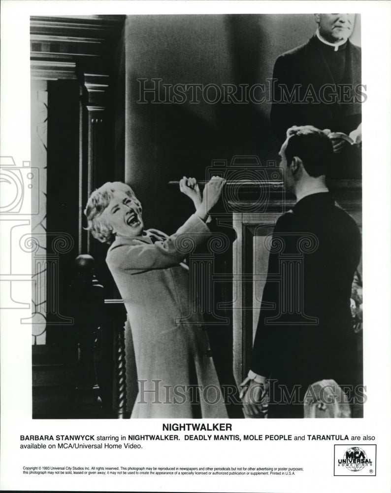 1993, Barbara Stanwyck stars in Nightwalker - cvp52349 - Historic Images