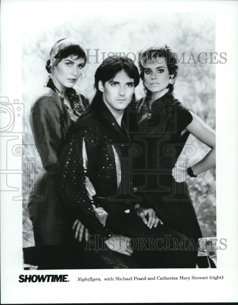 1988 Michael Praed and Catherine Mary Stewart in Nightflyers - Historic Images
