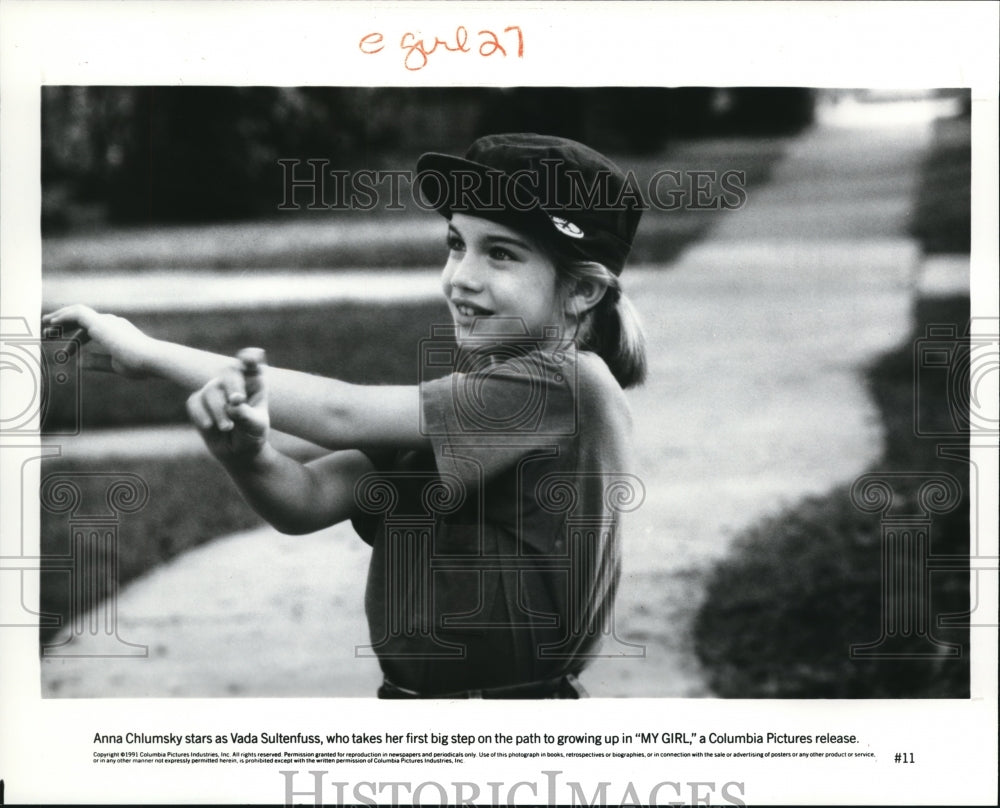 1988 Press Photo Anna Chlumsky in My Girl - cvp52469- Historic Images