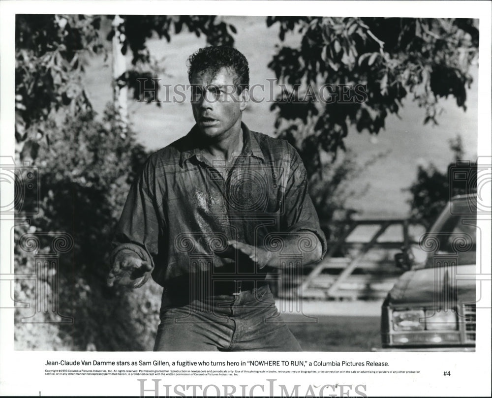 1993, No Where To Run Jean Claude Van Damme - cvp52527 - Historic Images