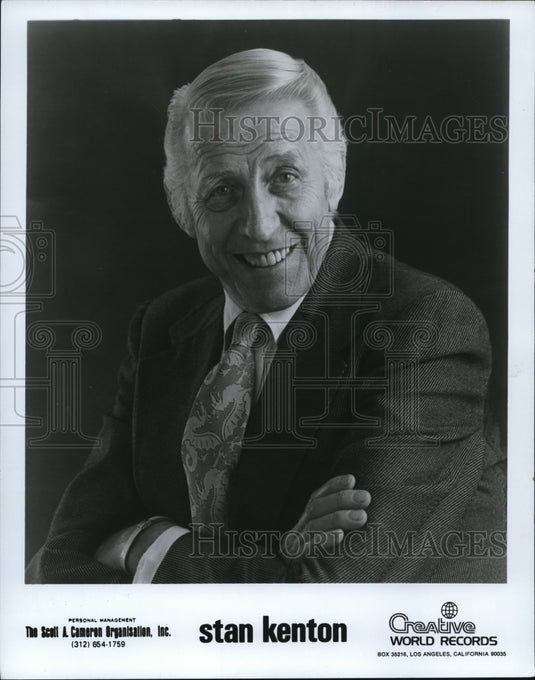 Undated Press Photo Stan Kenton Musician - cvp52588 - Historic Images