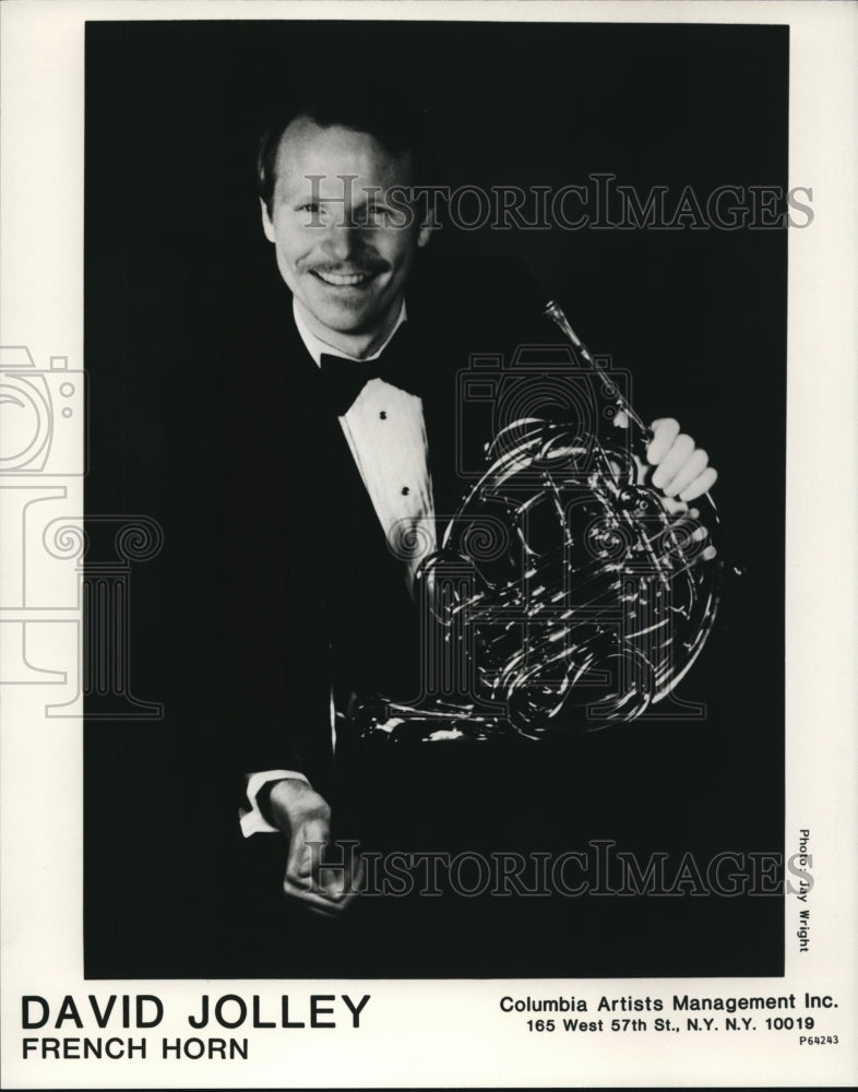 1987 Press Photo David Jolley Musician - cvp52635- Historic Images