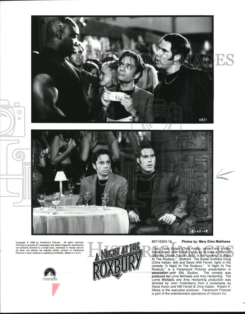 1998 Press Photo Chris Kattan in A Night at the Roxbury - cvp52684 - Historic Images