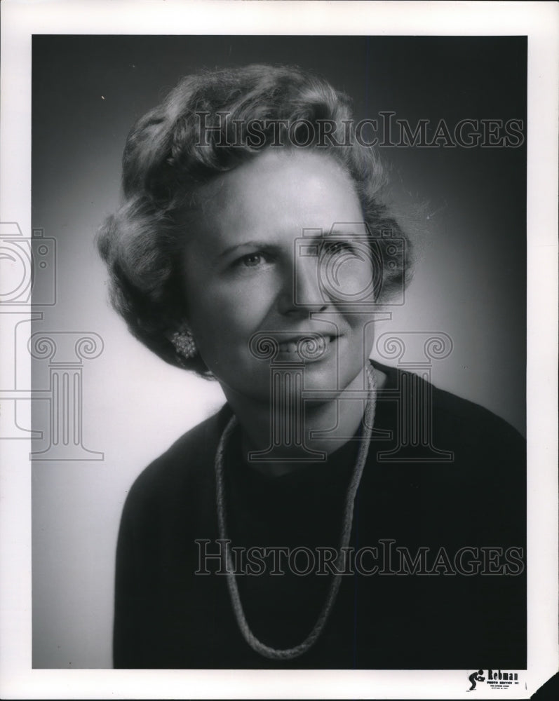 1964 Press Photo Mrs. Ralph J. Locher Mayor of Cleveland-Historic Images