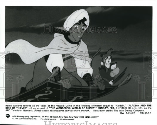 1997 Press Photo Aladdin And The King Of Thieves - cvp53037 - Historic Images