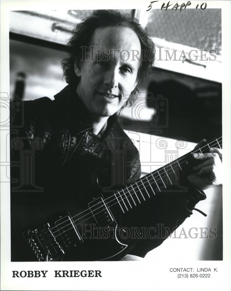 1991 Press Photo Guitarist Robby Krieger-Historic Images