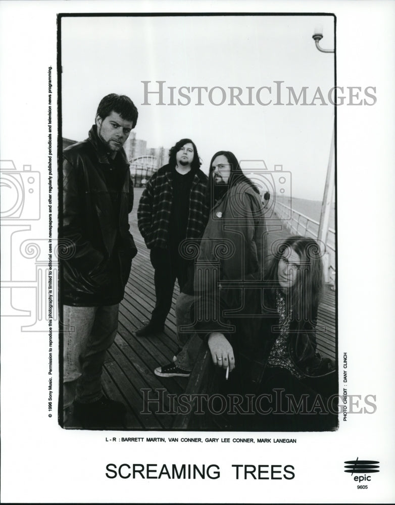 1996, Screaming Trees Barrett Martin Van Conner Gary Lee Conner - Historic Images