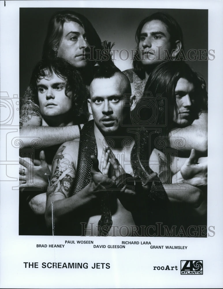 1993 The Screaming Jets Paul Woseen Brad Heaney David Gleeson - Historic Images