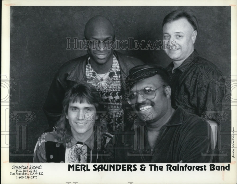 1991 Press Photo Merl Saunders and The Rainforest Band - cvp53573-Historic Images