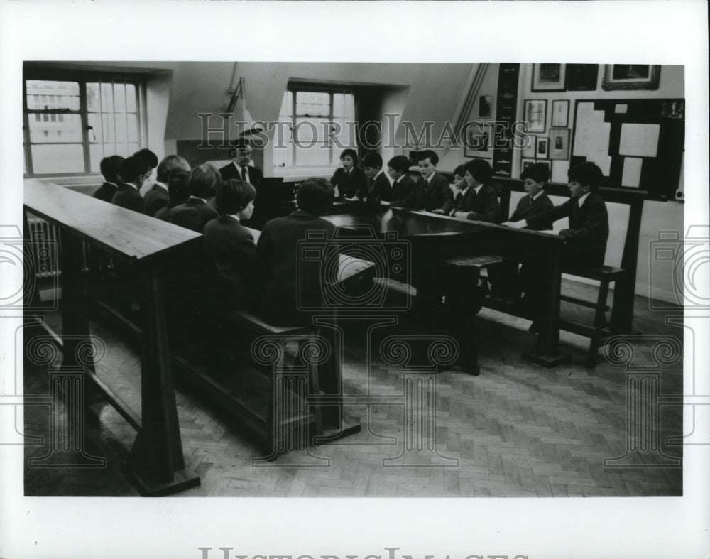1986 Press Photo Musical group, St John's College Choir - cvp53594- Historic Images