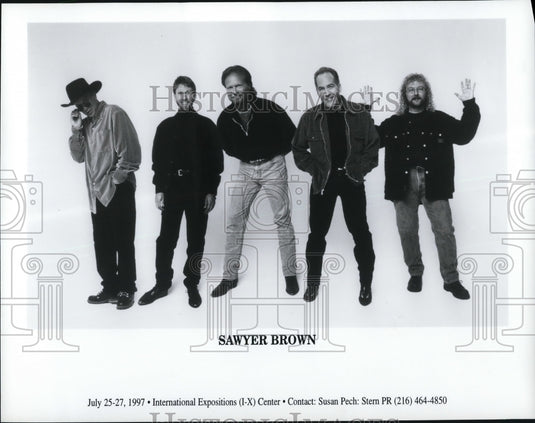 1997 Press Photo Musical group Sawyer Brown - cvp53595 - Historic Images
