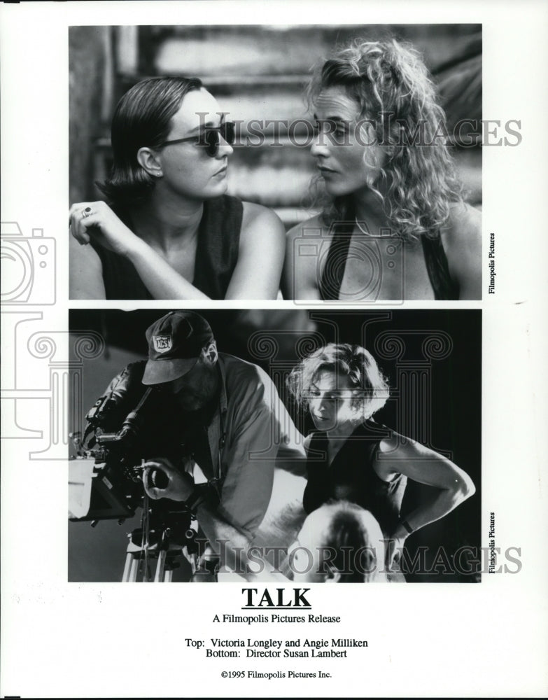 1996 Victoria Longley, Angie Milliken, Director Susan Lambert - Talk - Historic Images
