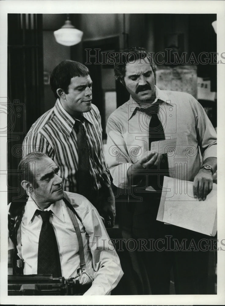 1975, Maxwell Gail on Barney Miller - cvp53758 - Historic Images