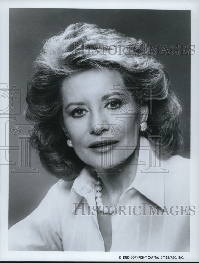 1986 Press Photo Barbara Walters co-host of 20/20 and Barbara Walters Special- Historic Images