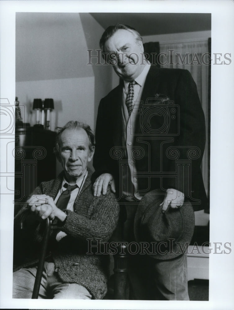 1992 Press Photo Hume Cronyn and Vincent Gardenia in Age-Old Friends - cvp53933 - Historic Images