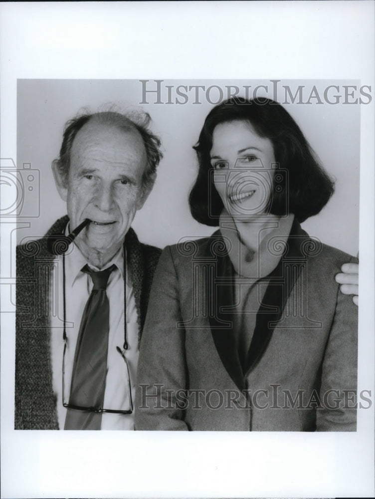 1992 Press Photo Hume Cronyn and Tandy Crown in Age-Old Friends - cvp53934 - Historic Images